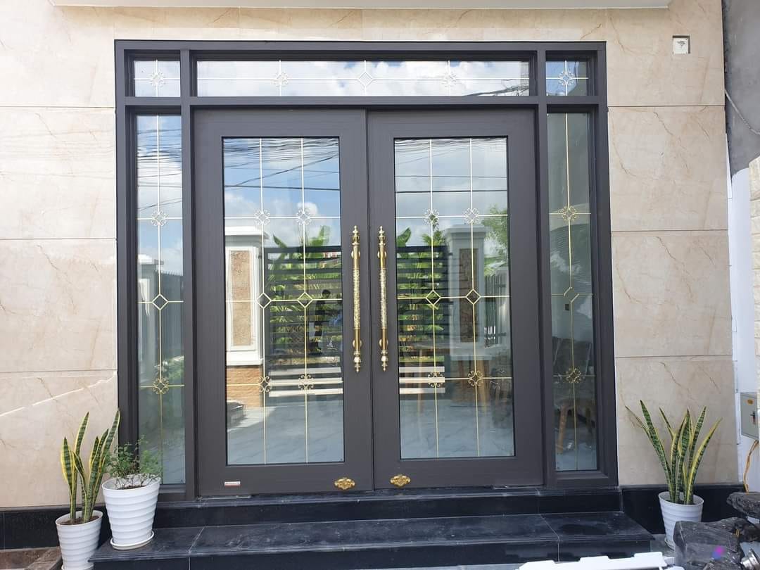 Mẫu cửa kính khung nhôm Xingfa